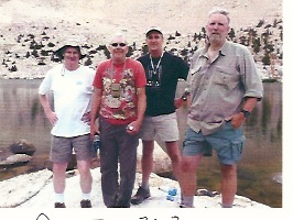 PCT crew, Chicken Spring Lake, July 12, 1972