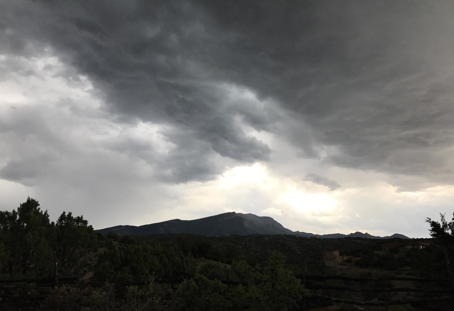 stormy mountain