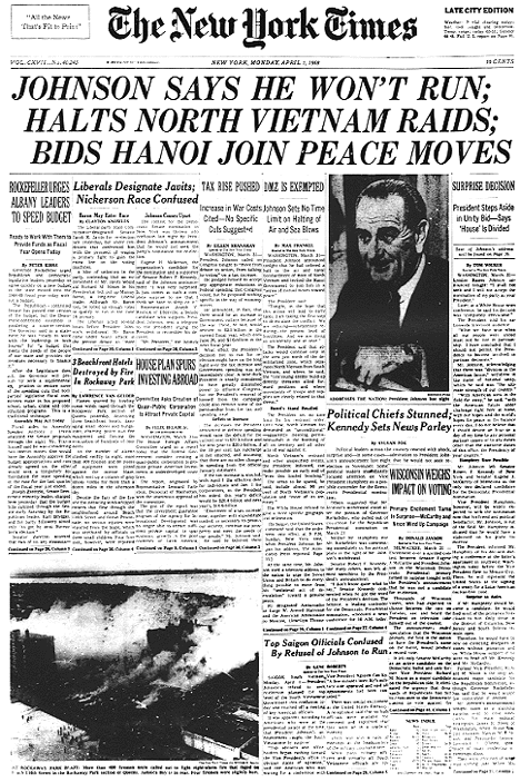 nyt lbj won't run