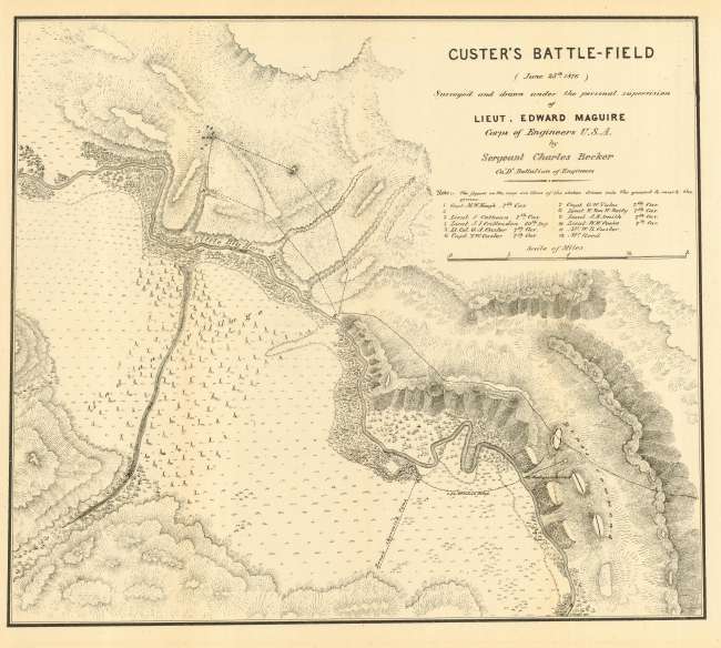 Custer battlefied- BeckerMap
